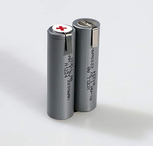 Ersatz-Akku (16), passend für Philips Philishave Rasierapparat Rasierer - 2,4V -2200 mAh (Cool Skin HQ7740, HQ7742, HQ7760, HQ7780, HQ7782, u.a.) von accu-by-seidel