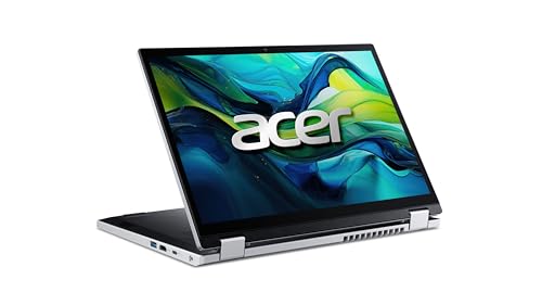 Acer Aspire 3 Spin (A3SP14-31PT-C31L) Convertible Notebook | 14" WUXGA IPS Touch-Display | Intel N100 | 4 GB RAM | 128 GB SSD | Intel UHD Grafik | Windows 11 | QWERTZ Tastatur | Silber von acer