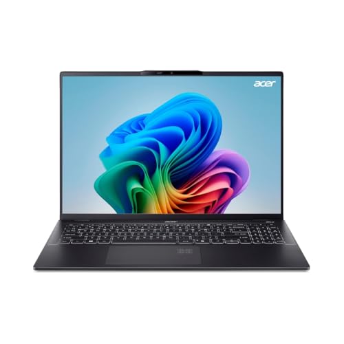 Acer Swift 16 AI (SF16-51-784J) 16" WQXGA+ OLED 120Hz / Intel® Core™ Ultra 7 Prozessor 256V / 16 GB LPDDR5X / 1.000 GB PCIe Gen4 SSD/Intel® Arc™ Grafik 140V / Windows 11 Home (64 Bit) / Ice Black von acer