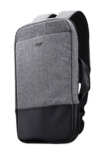 Acer Travel Backpack / Rucksack (geeignet für bis zu 14 Zoll, separate Taschen, seitlicher Tragegurt, wasserabweisend, perfekt für unterwegs) grau/schwarz von acer