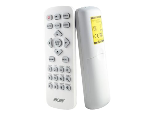 Ersatzteil: Acer Remote Control T2 H6540BD 25KEYS White BONTECH, MC.JPQ11.004 (25KEYS White BONTECH) von acer