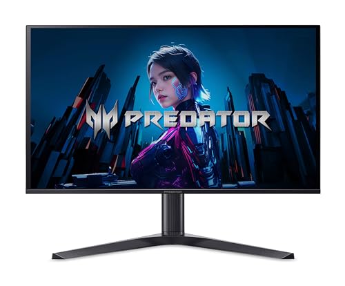 Predator X27U X1 Gaming Monitor 26,5 Zoll (69 cm Bildschirm) WQHD, Quantum Dot OLED, 240Hz, 0.03ms(GTG), DP 1.4, 2xHDMI 2.1, höhenverstellbar, FreeSync Premium Pro Predator X27U X1 Gaming Monitor 26,5 Zoll (69 cm Bildschirm) WQHD, Quantum Dot OLED, 240Hz, 0.03ms(GTG), DP 1.4, 2xHDMI 2.1, höhenverstellbar, FreeSync Premium Pro von acer