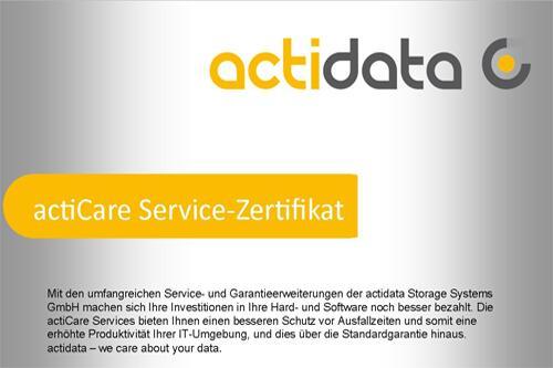 actidata Garantie-Erweiterung DX6-Media 1 Jahr inkl. FESc (99Q901) von actidata