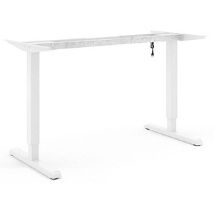 actiforce Steelforce Pro 300 elektrisch höhenverstellbares Schreibtischgestell weiß ohne Tischplatte, T-Fuß-Gestell weiß 101,0 - 151,0 x 75,0 cm von actiforce