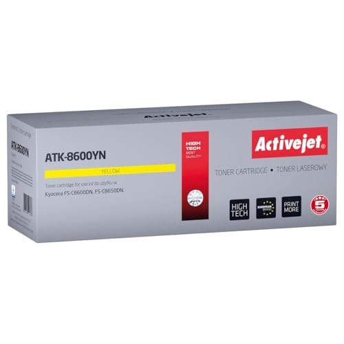 ACTIVEJET Toner, ATK-8600YN, Reemplazo para, Kycera, TK-8600Y, Supreme 20000, Pag Amarillo von activejet