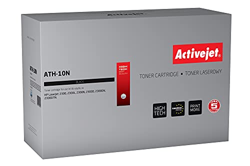 Activejet ATH-10N Toner for HP Printer; HP 10A Q2610A Replacement; Supreme; 6000 Pages; Black von activejet