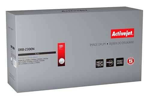 activejet Tambor DRB-2300N (REEMPLAZO para Brother DR-2300 - Supreme - 12.000 PÁGINAS - Negro) von activejet