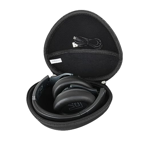 Adada Hartschalen-Reiseetui für Anker Soundcore Life Q20 / Anker Soundcore Life Q30 Hybrid Active Noise Cancelling Kopfhörer (schwarz) von adada