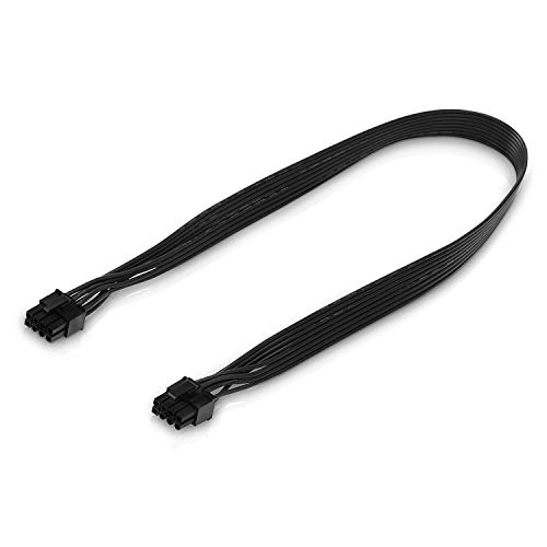 adaptare 35117 60 cm Grafikkarte-Stromkabel 8-pin-PCIe-Stecker / 8-pin-Stecker schwarz von adaptare