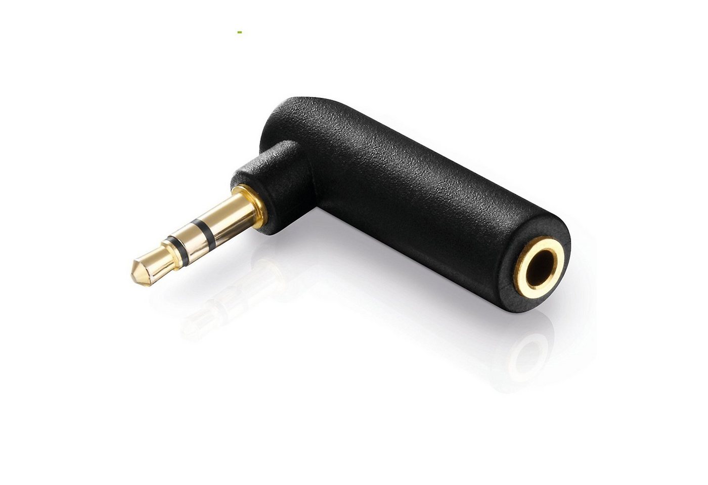 adaptare adaptare 10120 Winkel-Adapter 3,5mm Klinkenstecker (3-polig) auf Klink Audio-Adapter von adaptare