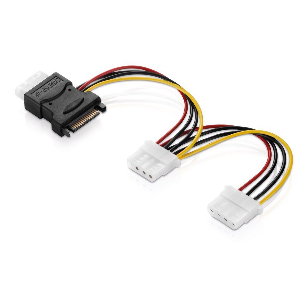 adaptare adaptare 34105 internes Strom-Adapterkabel (SATA-Stromanschluss auf Computer-Kabel von adaptare