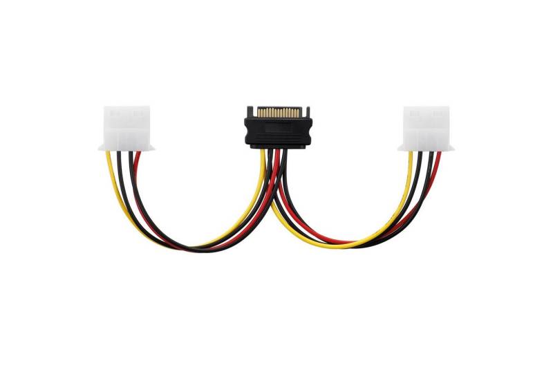 adaptare adaptare 34106 Netzteil-Adapter-Kabel 15-polig SATA-Anschluss auf Computer-Kabel von adaptare