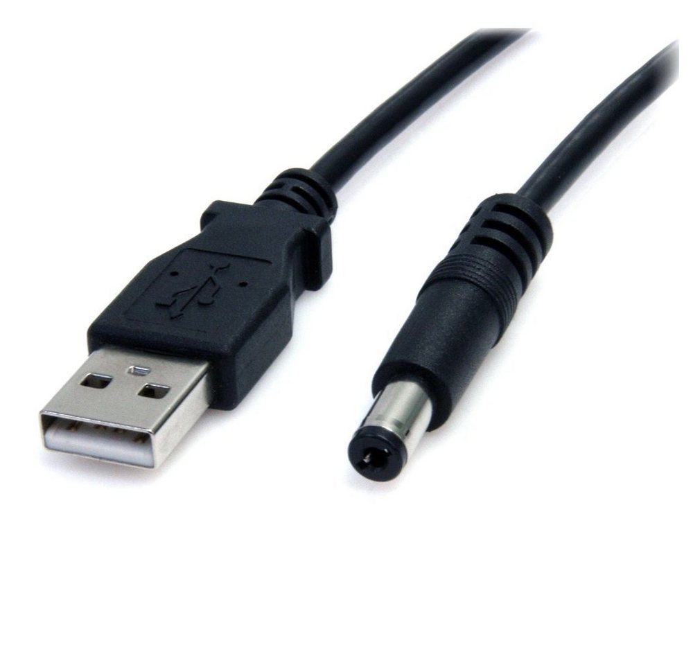 adaptare adaptare 40545 Lade-Kabel USB-Stecker Typ A auf DC-Hohlstecker (5,5 x USB-Kabel von adaptare