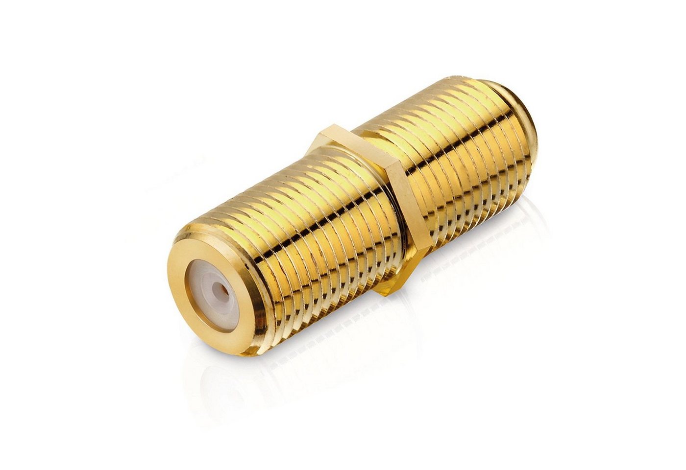 adaptare adaptare 60522 SAT-Adapter (F-Buchse auf F-Buchse) vergoldet SAT-Kabel von adaptare