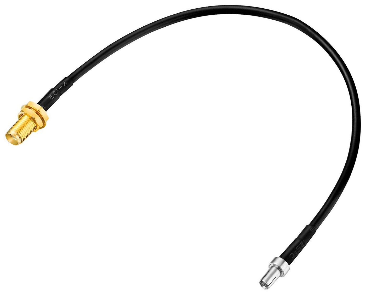 adaptare adaptare 60684 Pigtail TS9-Stecker/Weibliche SMA-Buchse 20 cm (7,9 SAT-Kabel von adaptare