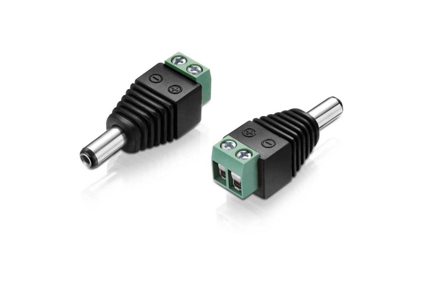 adaptare adaptare 93521 Niedervolt Adapter (Terminalblock 2-polig auf DC-Hohlst Stromkabel von adaptare