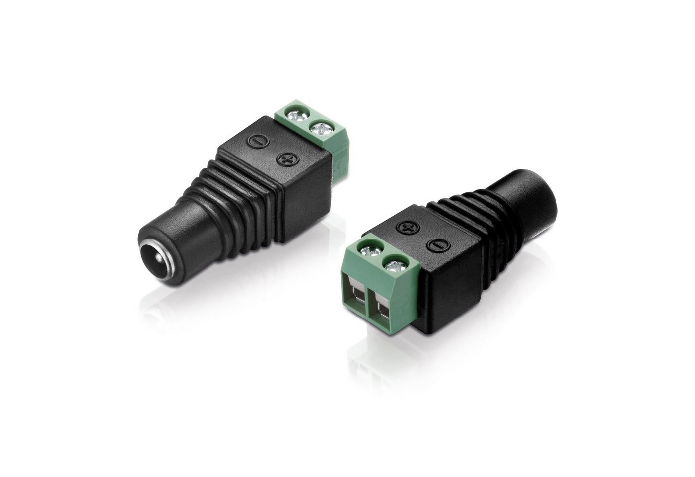 adaptare adaptare 93522 Niedervolt Adapter (Terminalblock 2-polig auf DC-Hohlbu Stromkabel von adaptare