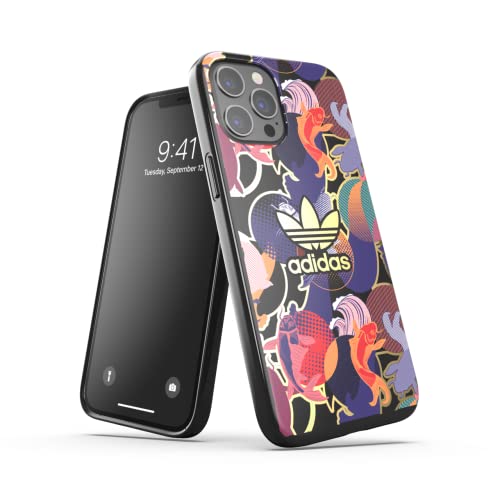 Adidas 44853 Schutzhülle für iPhone 12 Pro Max Schutzhülle, transparent, mit chinesischer Grafik, erhöhte Kanten, Original Schutzhülle von adidas
