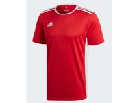 Adidas CF1038, Hemd, Erwachsener, Männlich, Rot, Weiß, Monochromatisch, Kurzärmel von adidas