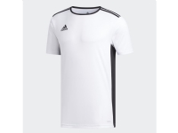 Adidas Entrada Jersey, T-Shirt, Erwachsener, Männlich, Weiß, Black, Monochromatisch von adidas