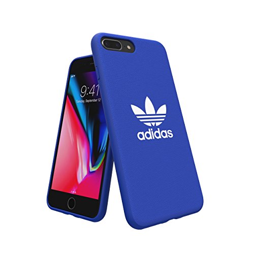 Adidas Originals kompatibel mit Apple iPhone 8 Plus Hülle Adicolor Snap Case, TPU Handyhülle auch kompatibel mit Apple iPhone 6 Plus/6s Plus/7 Plus - Blau von adidas