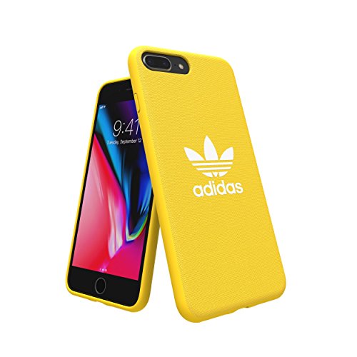 Adidas Originals kompatibel mit Apple iPhone 8 Plus Hülle Adicolor Snap Case, TPU Handyhülle auch kompatibel mit Apple iPhone 6 Plus/6s Plus/7 Plus - Gelb von adidas