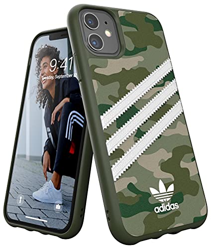 adidas 36374 Handyhülle Entwickelt für iPhone 11 Hülle, Fallgeprüfte Hüllen, stoßfeste erhöhte Kanten, Original Schutzhülle, Camo von adidas