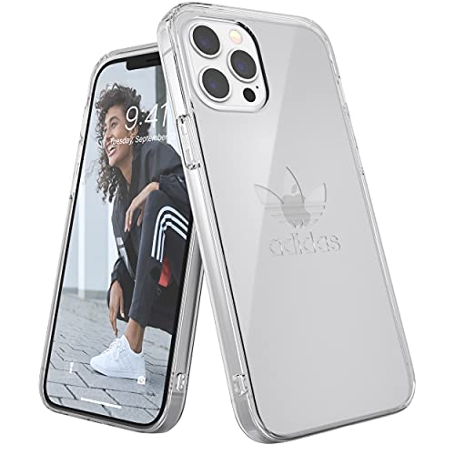 adidas EX7978 Hülle Entwickelt für iPhone 12 Pro Max 6.7, Transparent Fallgeprüfte Hüllen, stoßfeste erhöhte Kanten, Original Snap Case Schutzhülle, Transparent von adidas