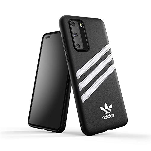 adidas Handyhülle Entwickelt für Huawei P40 Hülle, Fallgeprüfte Hüllen, stoßfeste erhöhte Kanten, Original Snap Case Schutzhülle, Schwarz von adidas