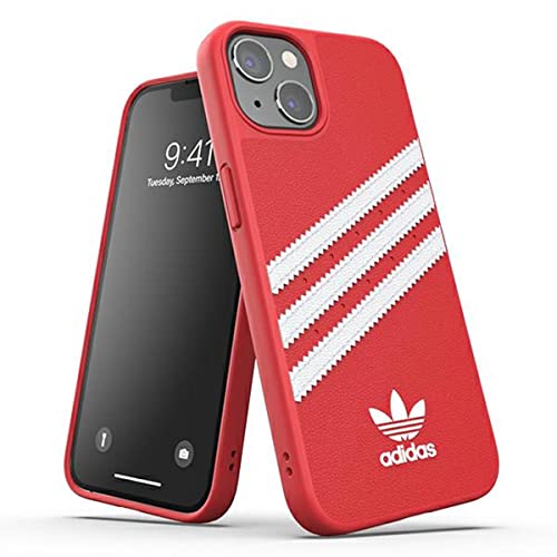 adidas Hülle Entwickelt für iPhone 13 Pro 6.1, Fallgeprüfte Hüllen, stoßfeste erhöhte Kanten, Original Schutzhülle, Scharlachrot von adidas