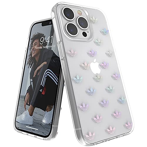 adidas Hülle Entwickelt für iPhone 13 Pro 6.1, Fallgeprüfte Hüllen, stoßfeste erhöhte Kanten, Original Schutzhülle, Transparent von adidas