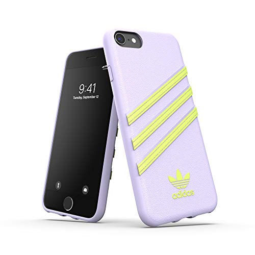 adidas Originals Designed für iPhone 6/6S/7/8 Hülle, Schützende Handyhülle DREI Streifen - Weiß und Gelb von adidas