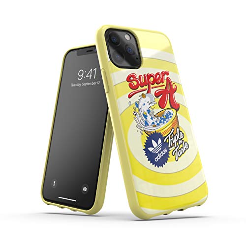 adidas Originals Kompatibel mit iPhone 11 Pro Hülle, Geformte Bodega Handy Schutzhülle Cover - Gelb von adidas