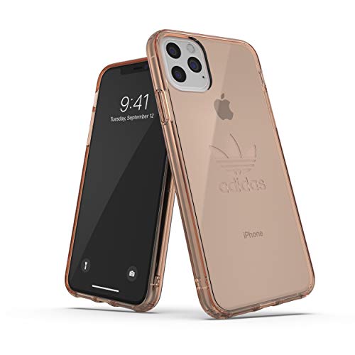 adidas Originals Kompatibel mit iPhone 11 Pro Max Hülle, Großer Logo Druck Transparent Schutzhülle Handyhülle - Roségold adidas Originals Kompatibel mit iPhone 11 Pro Max Hülle, Großer Logo Druck Transparent Schutzhülle Handyhülle - Roségold von adidas