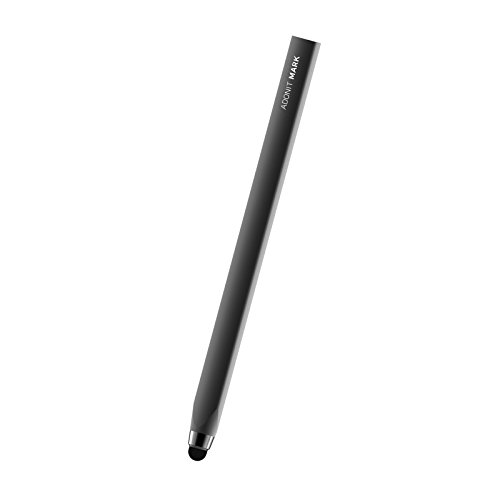 Adonit Mark kapazitiver Eingabestift in schwarz für Apple iPhone/iPad/Tablet [Aluminium | Weiche Gummispitze] - ADMB von adonit