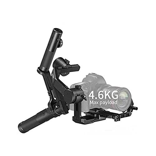 Kamerastabilisator 3 - Gimbal-Stabilisator für DSLR-Kamera, leichtes Design, schwarz für Videoaufnahmen im Freien (Farbe: Schwarz, Modell: Standard) (schwarze Essentials) von adsfvjndjcvdjcnjzsd