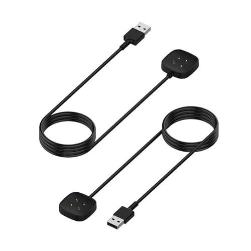 2 Stück USB Ladekabel Kompatibel mit Fitbit Versa 4 /Sense 2 /Versa 3/Sense,100cm/3.3ft USB Ladestation Charger Cable Dock Kabel,Smartwatch Zubehör 2 Stück USB Ladekabel Kompatibel mit Fitbit Versa 4 /Sense 2 /Versa 3/Sense,100cm/3.3ft USB Ladestation Charger Cable Dock Kabel,Smartwatch Zubehör von adspow