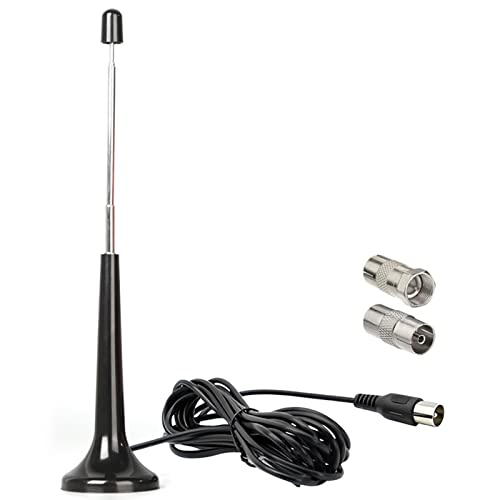 adspow FM UKW Radio Antenne für stereoanlage DAB Teleskopantenne,UKW FM Radio Antenne,mit Magnetfuß, 3m Verlängerungskabel,für DAB FM Radio Heimstereo Receiver AV Audio Video Heimkino Receiver, Black adspow FM UKW Radio Antenne für stereoanlage DAB Teleskopantenne,UKW FM Radio Antenne,mit Magnetfuß, 3m Verlängerungskabel,für DAB FM Radio Heimstereo Receiver AV Audio Video Heimkino Receiver, Black von adspow