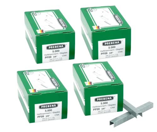 PREBENA® Heftklammer Type PF09CNK - SPARPAKET 4 Schachteln für 3 von adunox