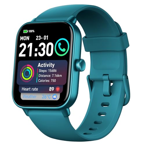 Smartwatch Herren mit Telefonfunktion,1,8" Fitnessuhr Damen mit Herzfrequenz SpO2 Stress Schlafmonitor, Alexa Integriert Watch, 110 Sportmodi, IP68 Wasserdichte Schrittzähler Sportuhr für Android iOS Smartwatch Herren mit Telefonfunktion,1,8" Fitnessuhr Damen mit Herzfrequenz SpO2 Stress Schlafmonitor, Alexa Integriert Watch, 110 Sportmodi, IP68 Wasserdichte Schrittzähler Sportuhr für Android iOS von aeac
