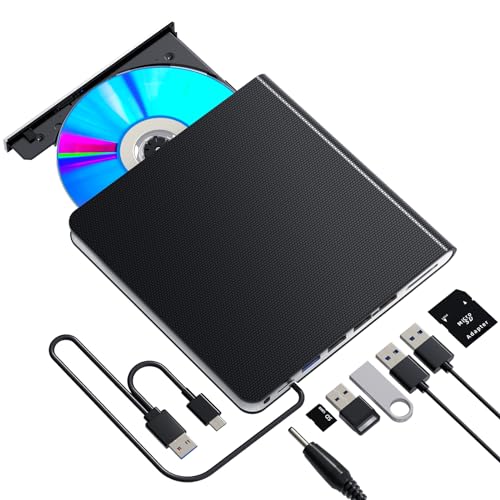 Externes Blu-ray Laufwerk Blu-ray Laufwerk DVD/BD Player Lesen/Schreiben Tragbares Blu-ray Laufwerk USB 3.0 und Typ-C DVD Recorder Ultra High Definition Blu-ray Recorder für Windows 7/8/10/11,MacOS Externes Blu-ray Laufwerk Blu-ray Laufwerk DVD/BD Player Lesen/Schreiben Tragbares Blu-ray Laufwerk USB 3.0 und Typ-C DVD Recorder Ultra High Definition Blu-ray Recorder für Windows 7/8/10/11,MacOS von aelrsoch