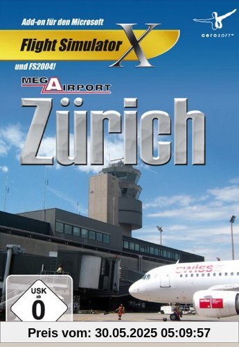 Flight Simulator X (Add-On) - Mega Airport Zürich 2012 von aerosoft