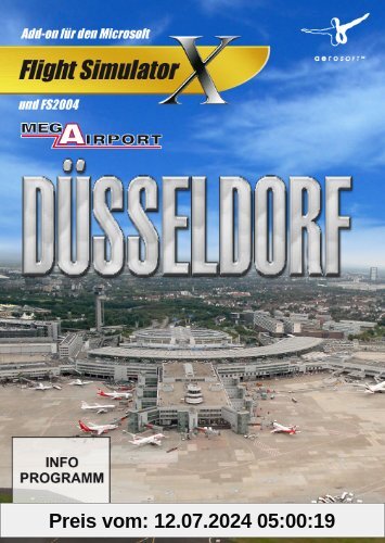Flight Simulator X - Mega Airport Düsseldorf (Add-On) von aerosoft