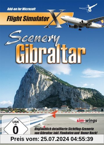 Flight Simulator X - Scenery Gibraltar - [PC] von aerosoft