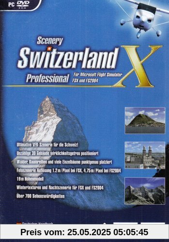 Flight Simulator X - Switzerland Pro von aerosoft