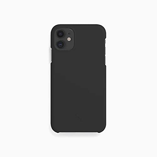 agood Company Pflanzliche Handyhülle, iPhone 11 Hülle - Biologisch abbaubare Handyhülle - Schlank & schützend - Plastikfrei, Null Abfall, umweltfreundliche Handyhülle - Charcoal Black von agood