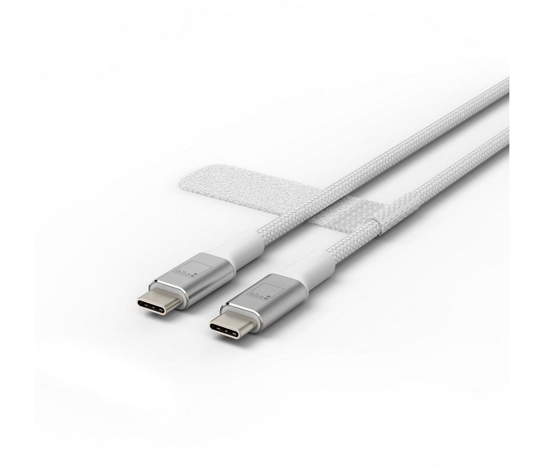 aha Ladekabel, Datenkabel, USB-C USB-C, 2,0 m, Weiß, USB-C-Kabel USB-Kabel, (200 cm) von aha