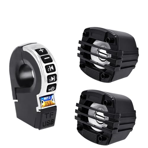 aichilra Motorrad Lautsprecher Lenker, Systèmes Audio stéréo de guidon Avec Radio FM et Bouton de contrôle, gamme complète étanche Bluetooth Haut-parleurs stéréo Pour Scooter 12 V VTT aichilra Motorrad Lautsprecher Lenker, Systèmes Audio stéréo de guidon Avec Radio FM et Bouton de contrôle, gamme complète étanche Bluetooth Haut-parleurs stéréo Pour Scooter 12 V VTT von aichilra