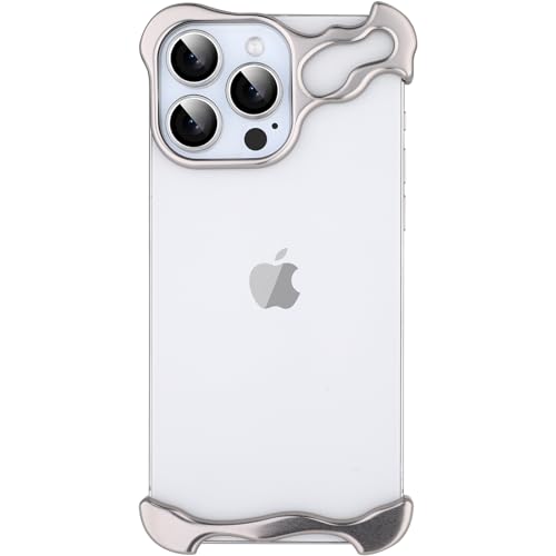 aidvaia Rahmenlose Handyhülle kompatibel mit iPhone 15 Pro - Minimalistische Schutzhülle - Stoßdämpfung - Luft- und Raumfahrt-Aluminiumhüllen (Aluminium Silber) aidvaia Rahmenlose Handyhülle kompatibel mit iPhone 15 Pro - Minimalistische Schutzhülle - Stoßdämpfung - Luft- und Raumfahrt-Aluminiumhüllen (Aluminium Silber) von aidvaia