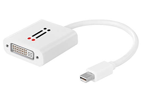 Aiino Datenkabel Adapter Mini Display Port zu DVI Anschluss - Weiß von aiino